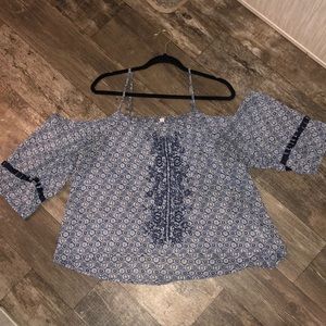 Womens off the shoulder blouse